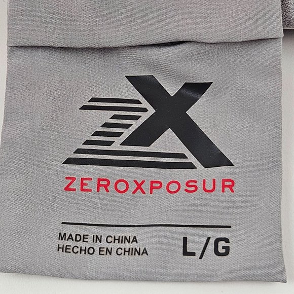 Zeroxposure Men Swim Trunks Size L Blue Orange Striped Drawstring Zippered Pocke - Picture 7 of 8